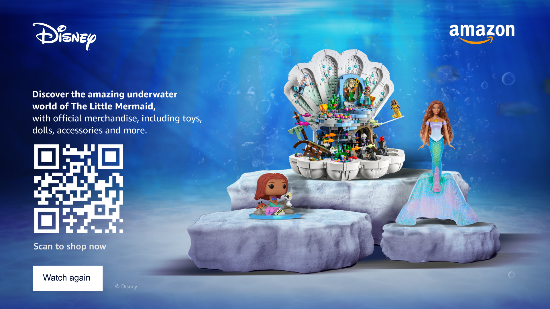 The Little Mermaid animated end-card